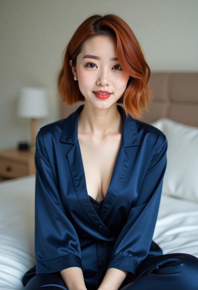 短剧人物在雨夜交谈的画面